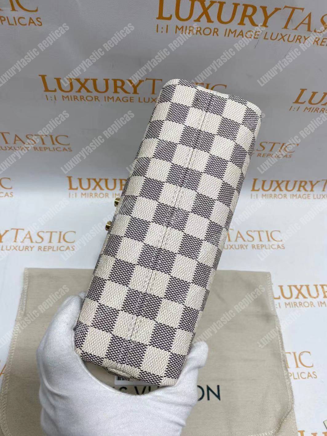 LV Croisette Damier Azur Canvas