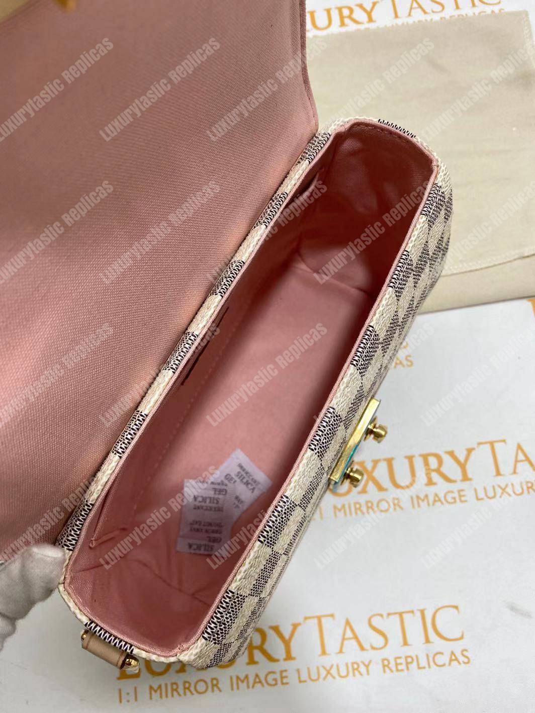 LV Croisette Damier Azur Canvas