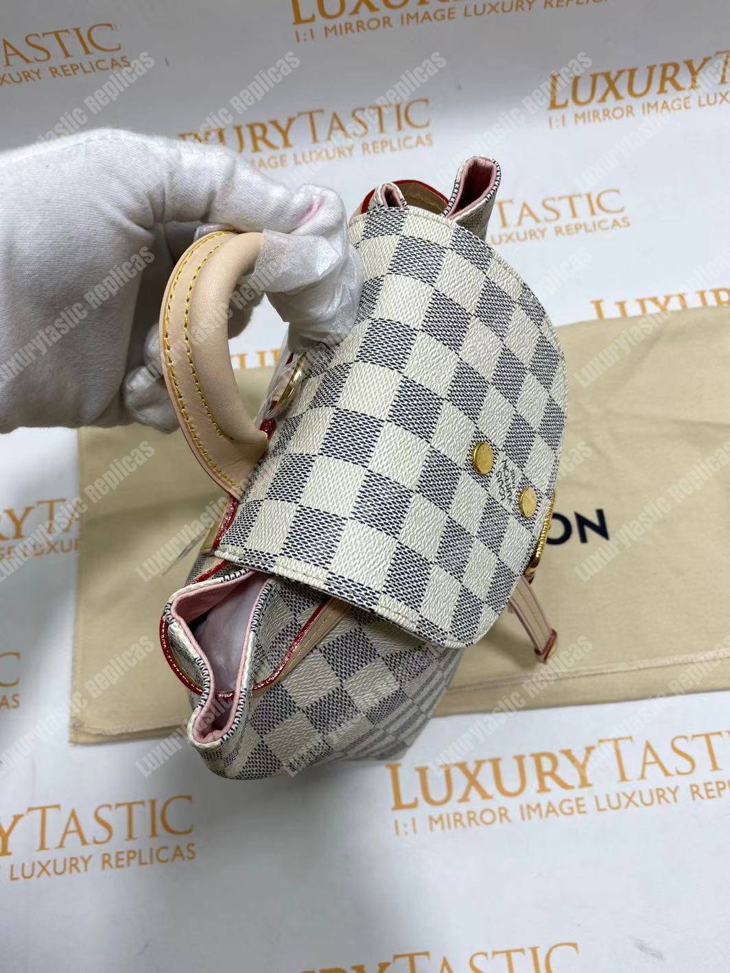 LV Sperone BB Damier Azur Canvas