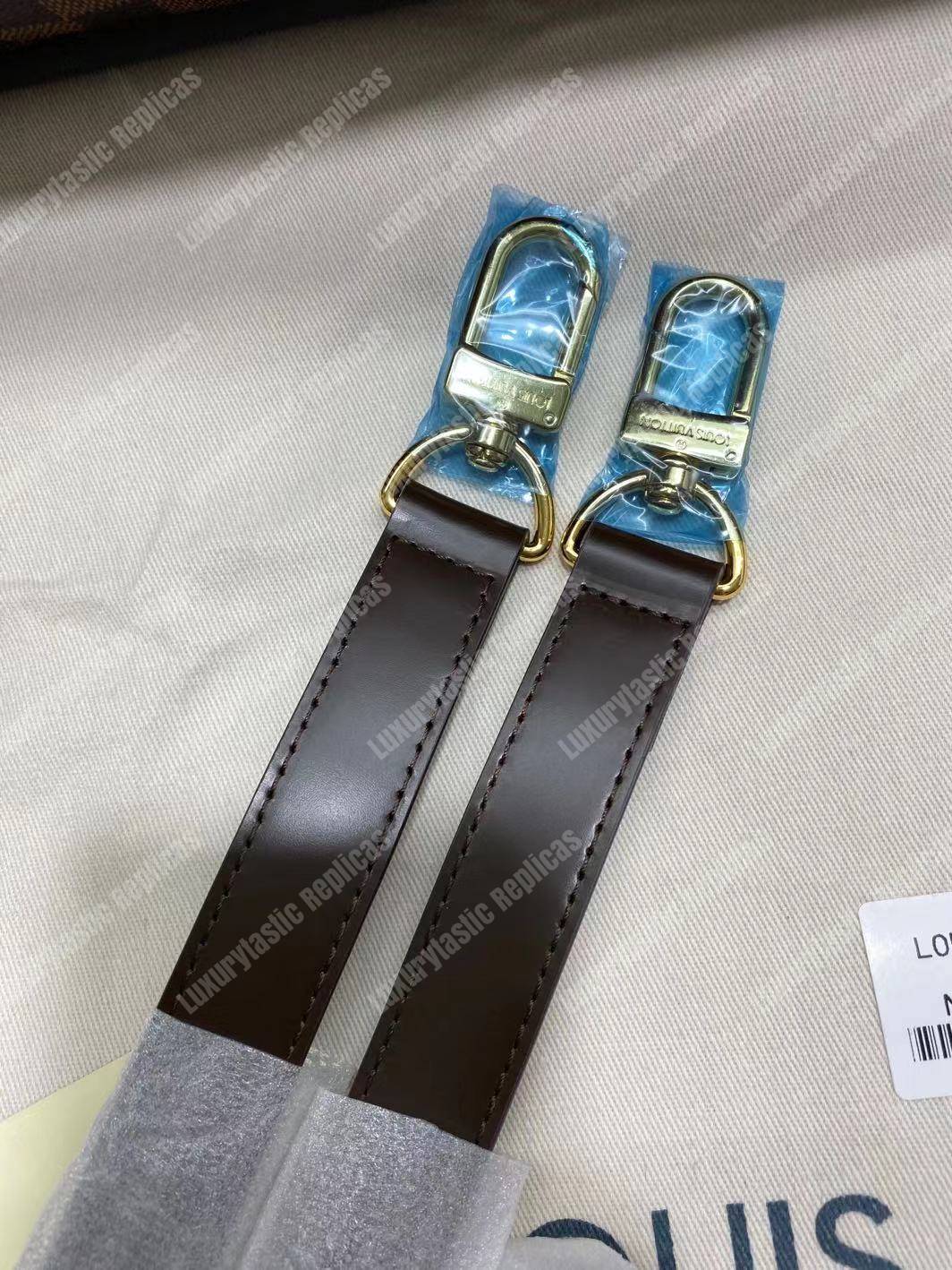 LV Keepall Bandouliere 55 Damier Ebene