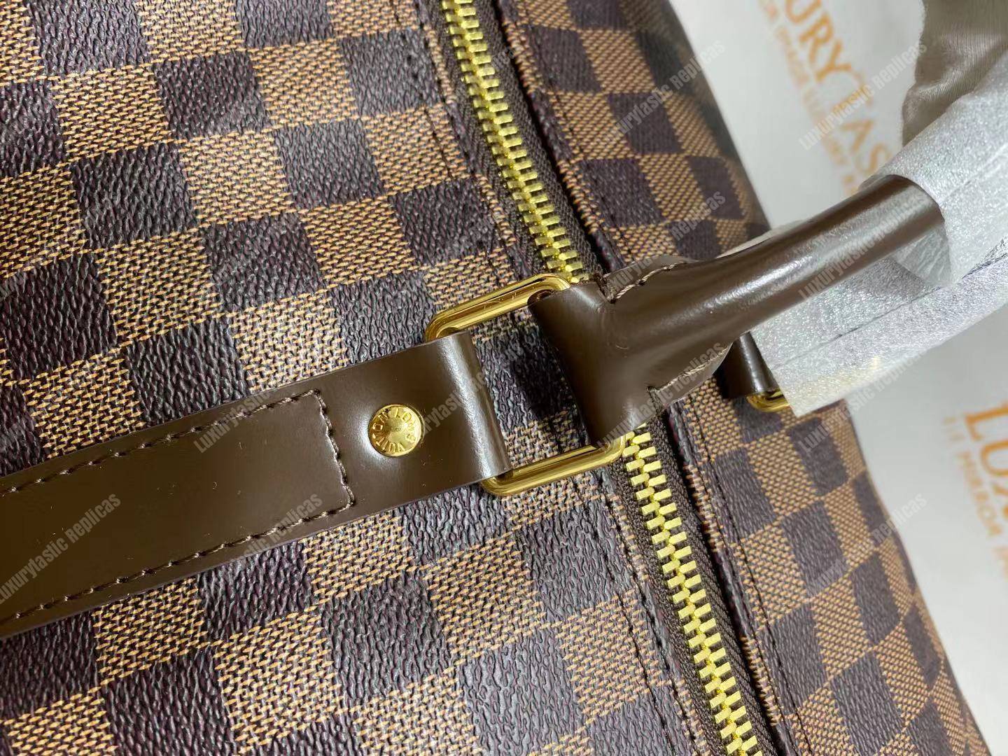 LV Keepall Bandouliere 55 Damier Ebene