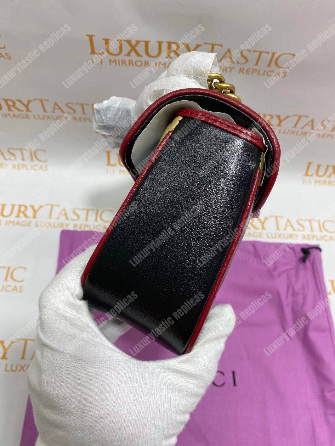 G*u*i gg marmont small shoulder bag beige black