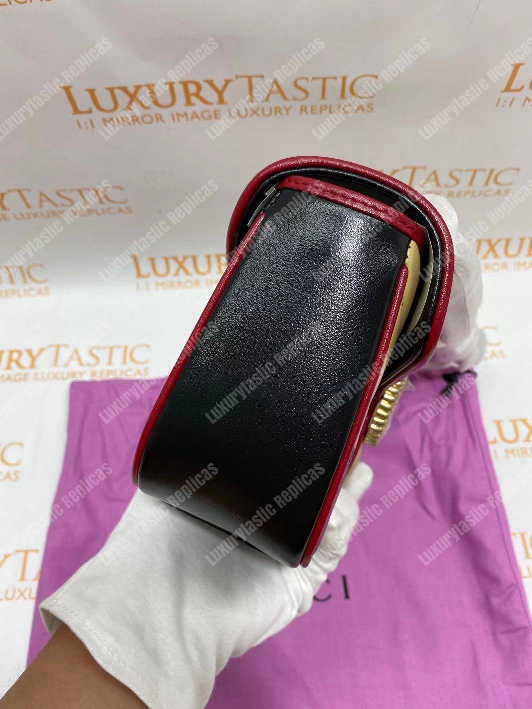 G*u*i gg marmont small shoulder bag beige black