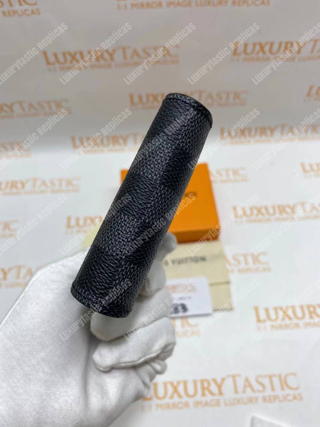 LV Slender Wallet Damier Graphite Blue Stripe
