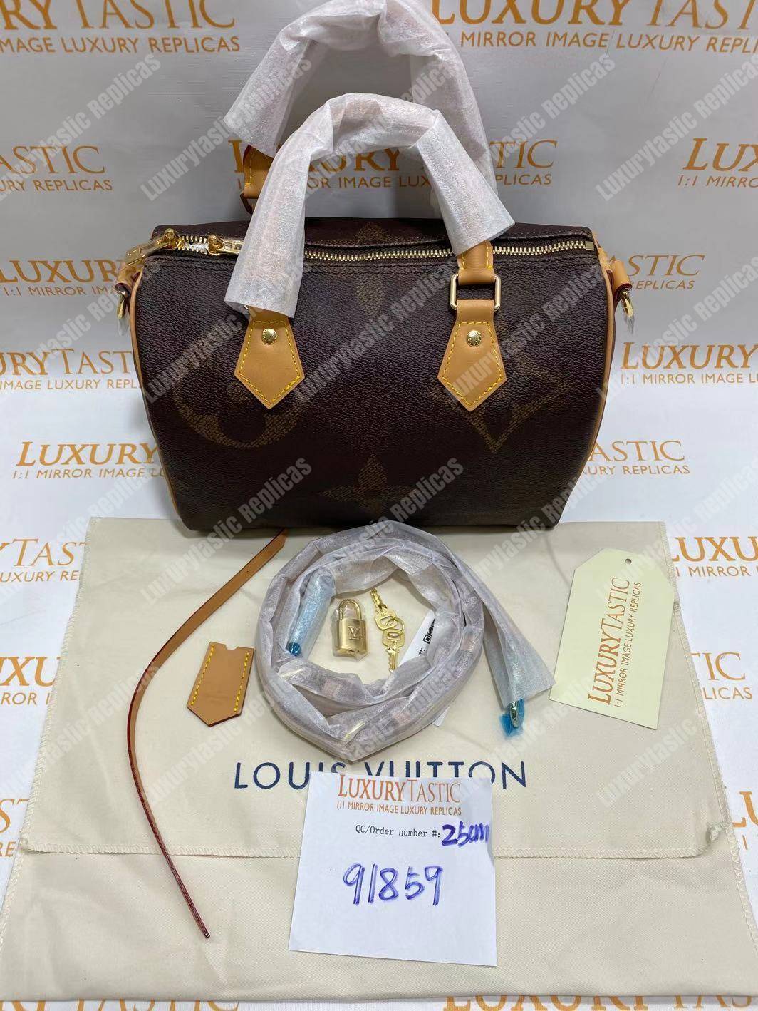 LV Speedy Bandoulière 25 Monogram Giant