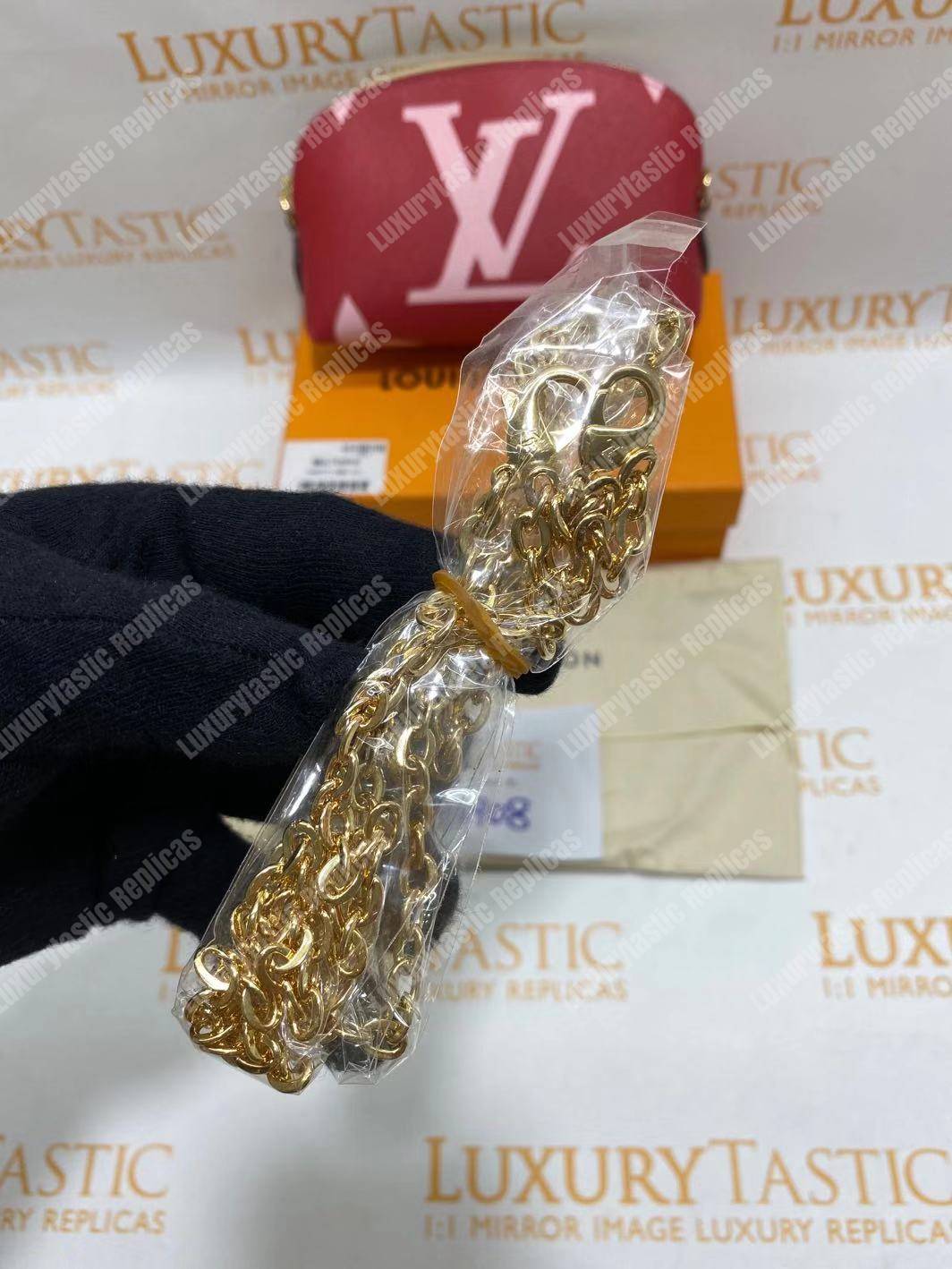 LV Pochette Cosme XL Monogram Red/Pink