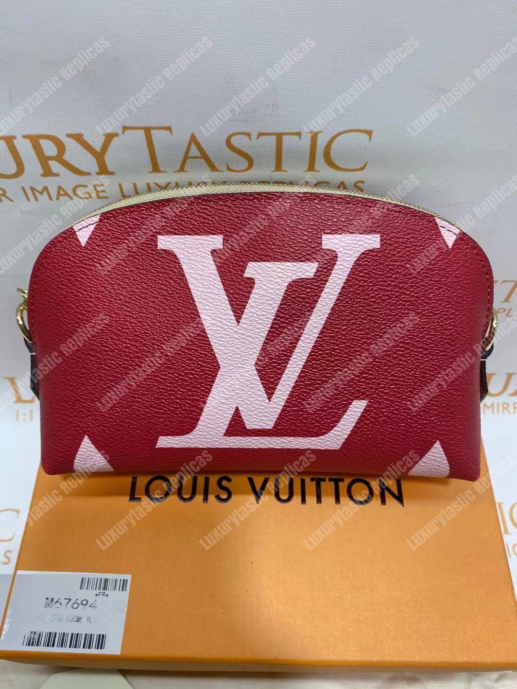LV Pochette Cosme XL Monogram Red/Pink