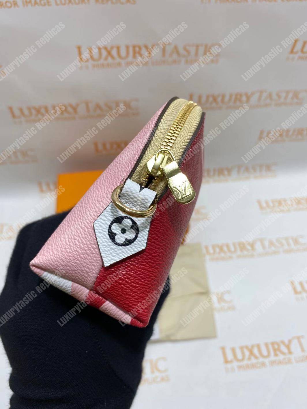 LV Pochette Cosme XL Monogram Red/Pink