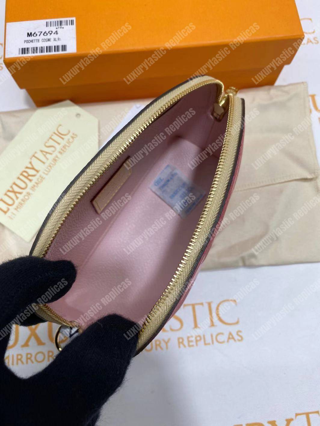 LV Pochette Cosme XL Monogram Red/Pink