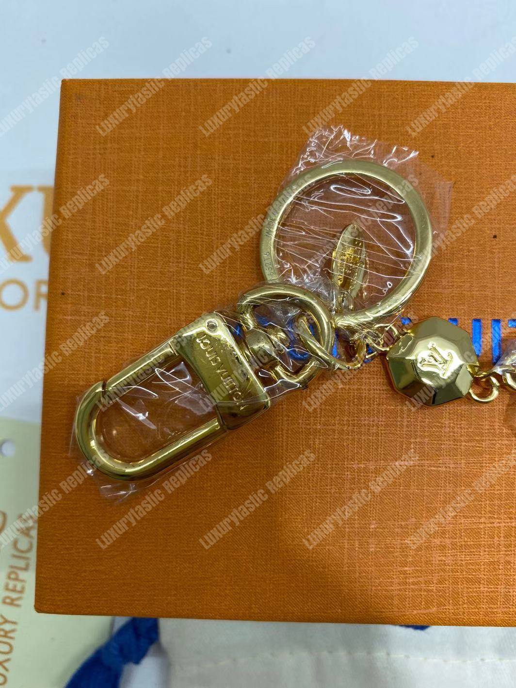LV Facettes Bag Charm & Key Holder