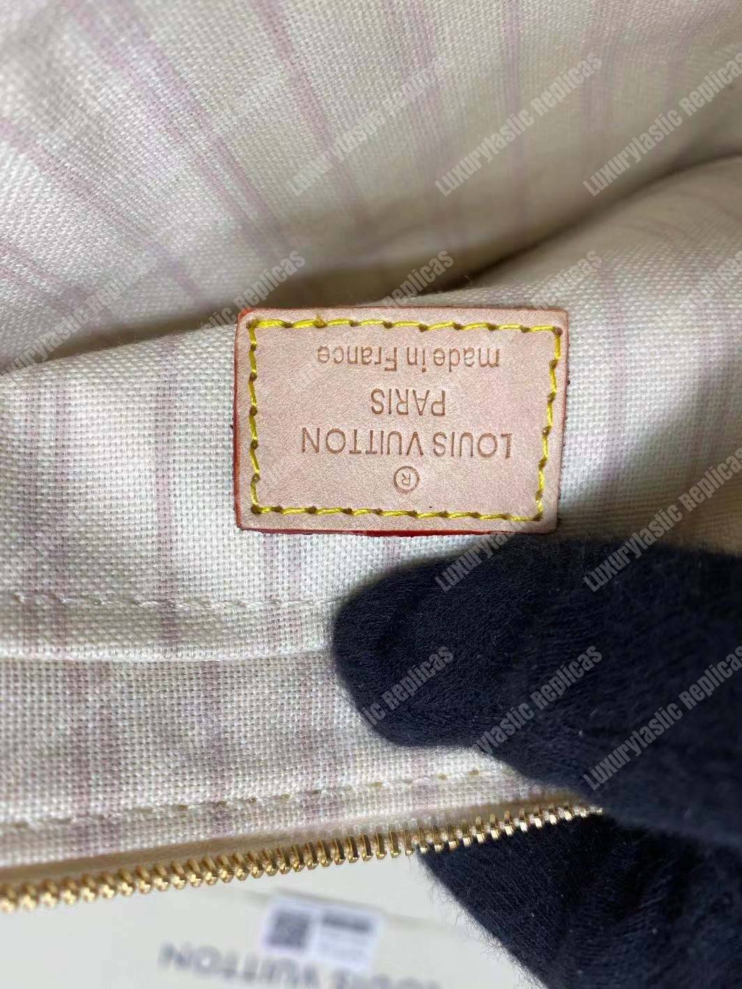 LV Neverfull MM Damier Azur Beige