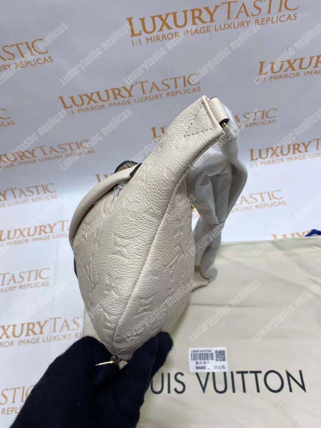 LV Monogram Empreinte Bumbag Creme Beige