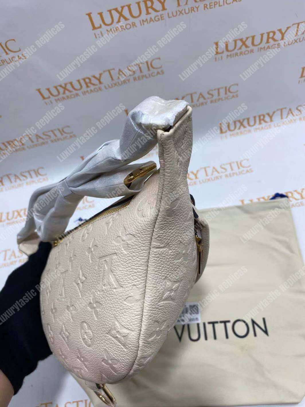 LV Monogram Empreinte Bumbag Creme Beige