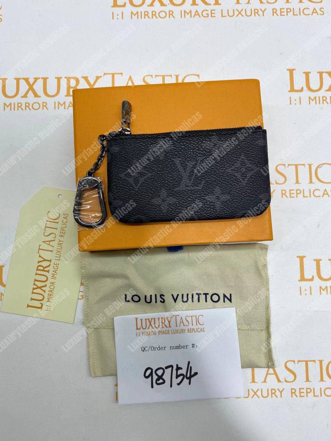 LV Key Pouch Monogram Eclipse