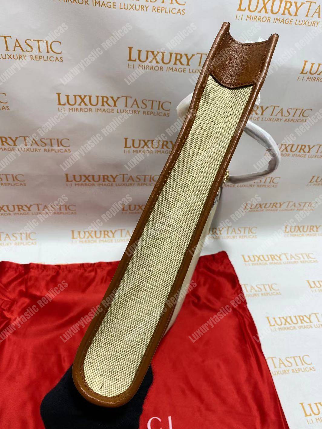 G*u*i online exclusive rajah large tote brown trim