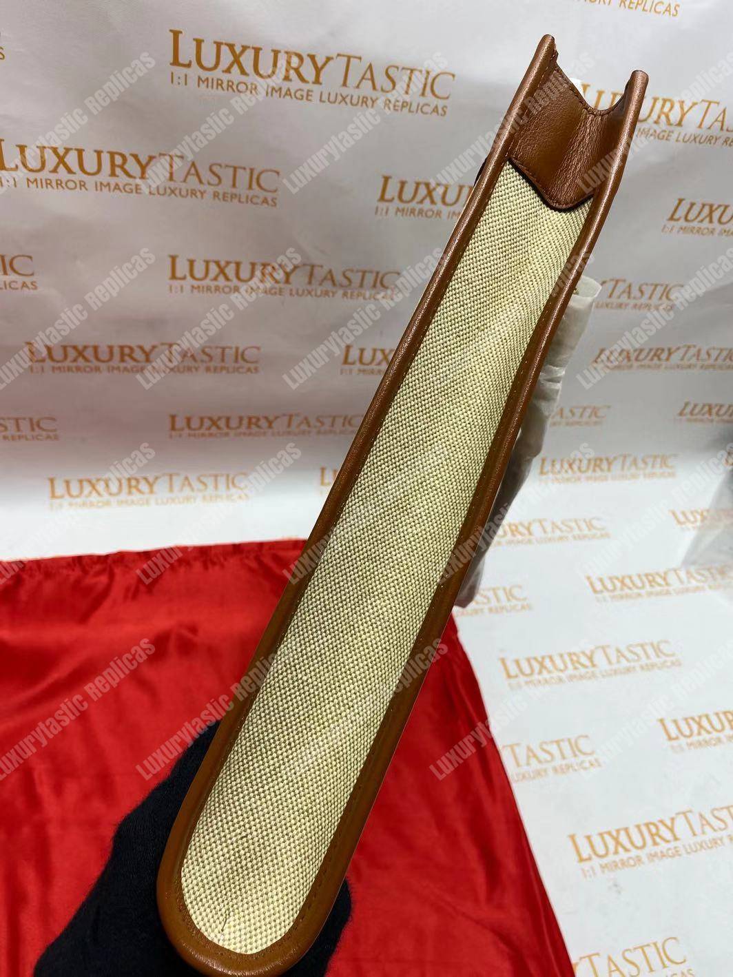 G*u*i online exclusive rajah large tote brown trim