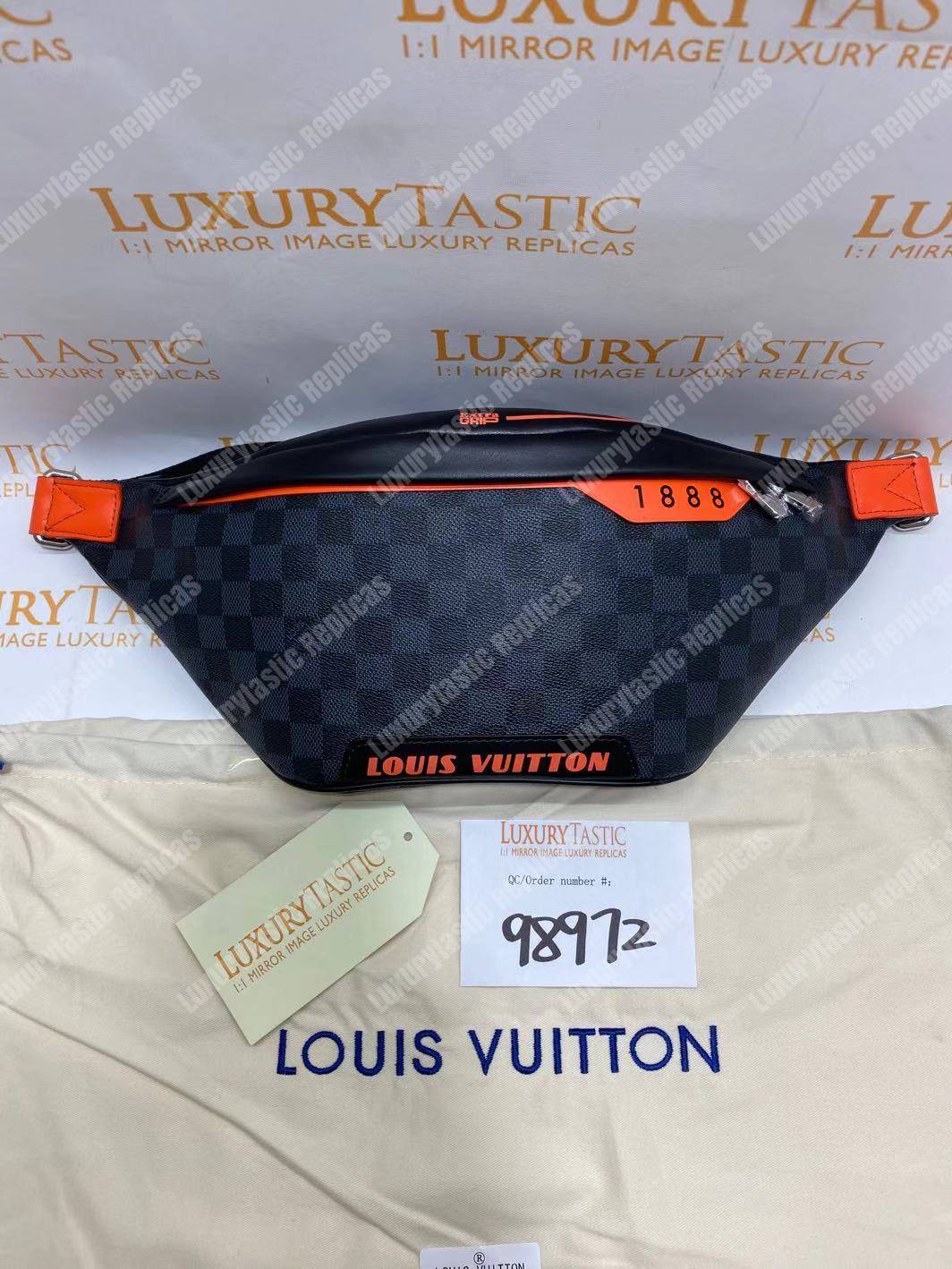 LV Damier Cobalt Canvas Race Discovery Bumbag