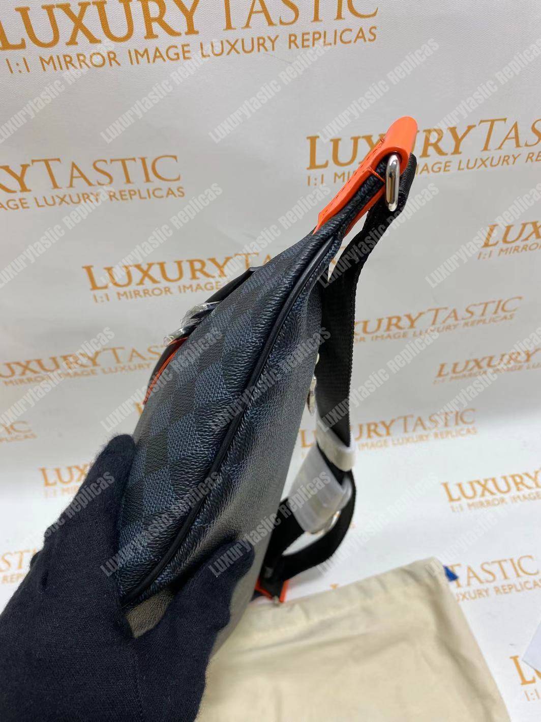 LV Damier Cobalt Canvas Race Discovery Bumbag