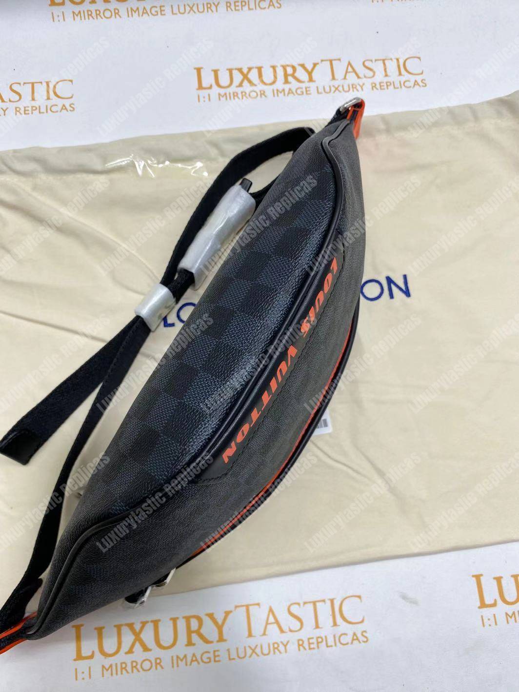 LV Damier Cobalt Canvas Race Discovery Bumbag