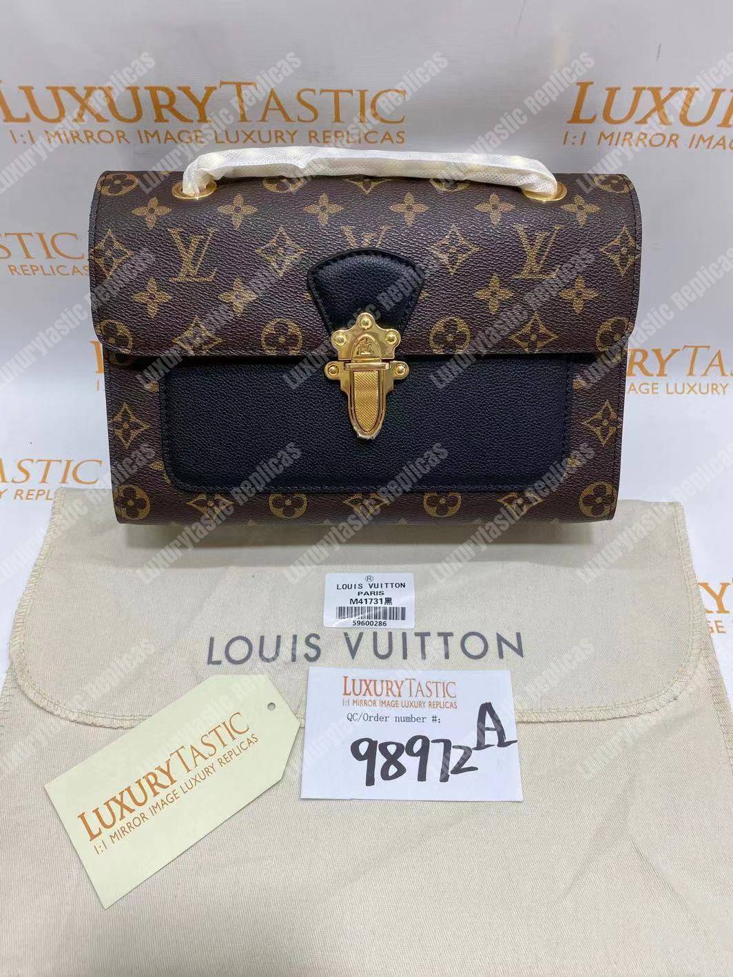 LV Victoire Bag Monogram Noir