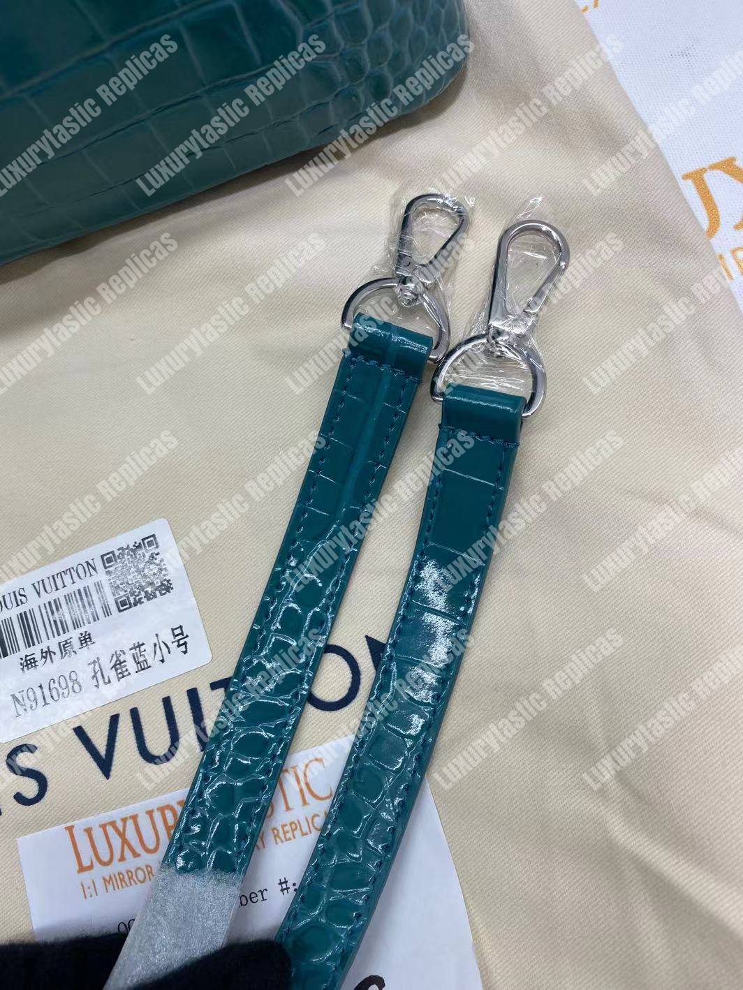 LV Capucines BB Crocodilien Brillant Cactus