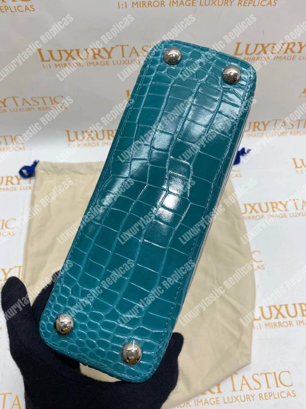 LV Capucines BB Crocodilien Brillant Cactus