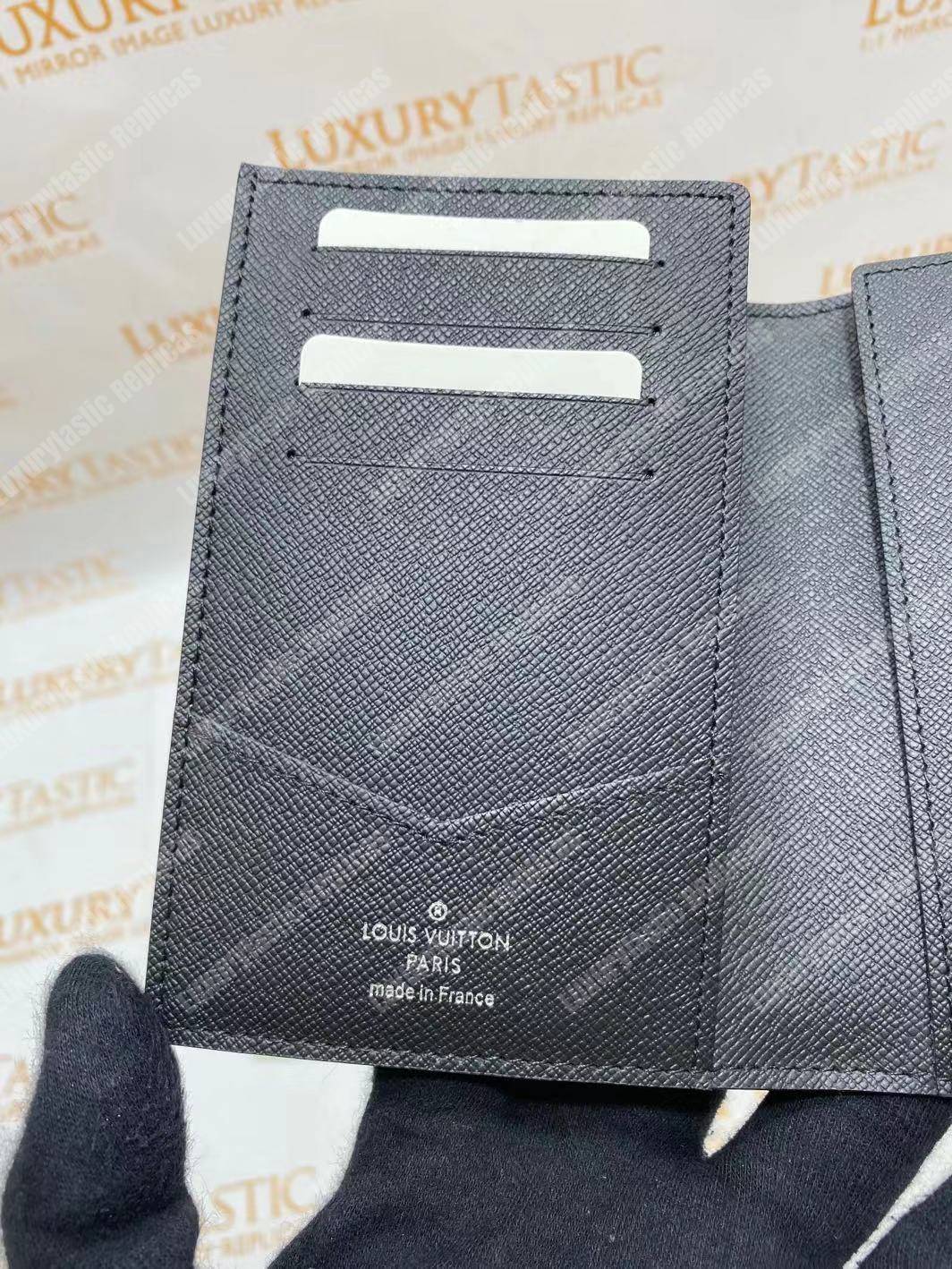 LV Passport Cover Monogram Eclipse