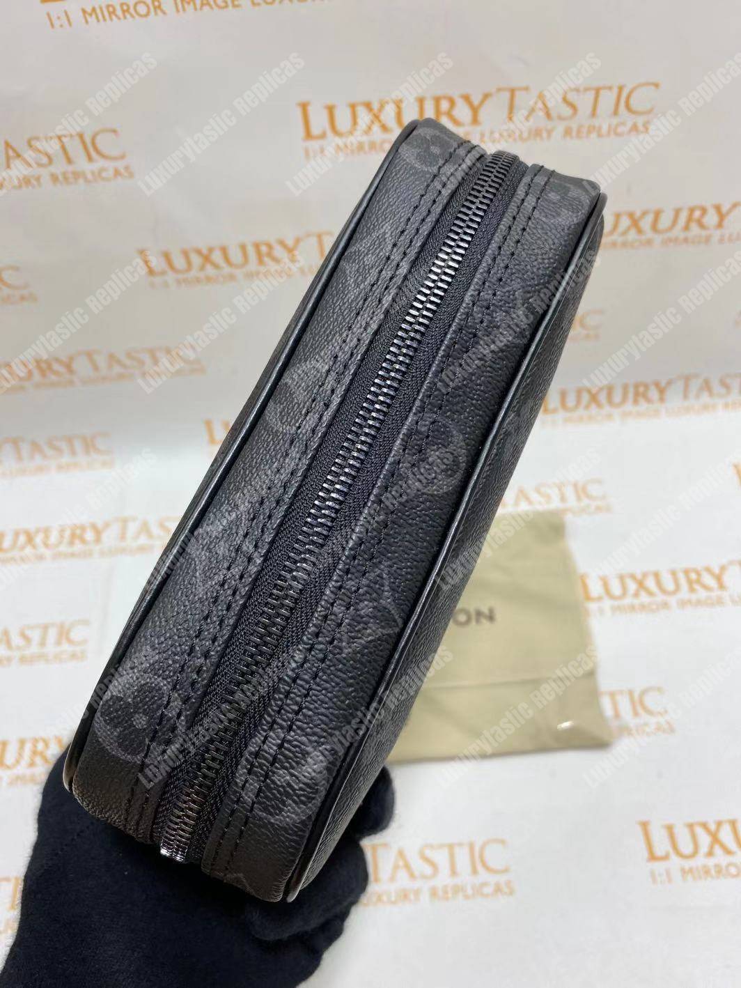 LV Toilet Pouch PM Damier Graphite Canvas