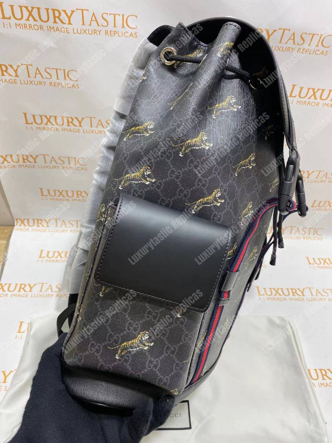 G*u*i bestiary backpack with tigers
