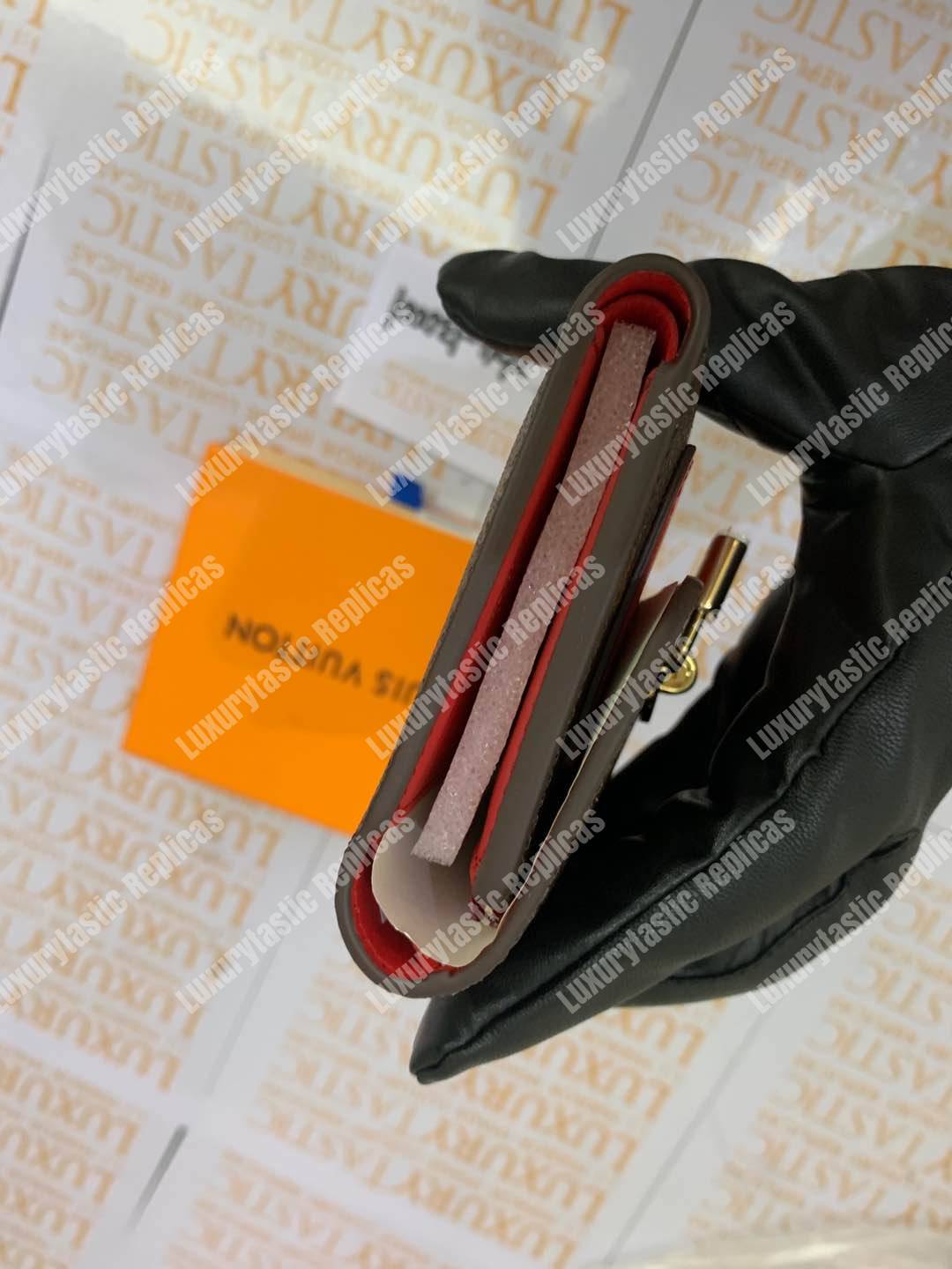 LV Flower Compact Wallet Monogram Coquelicot