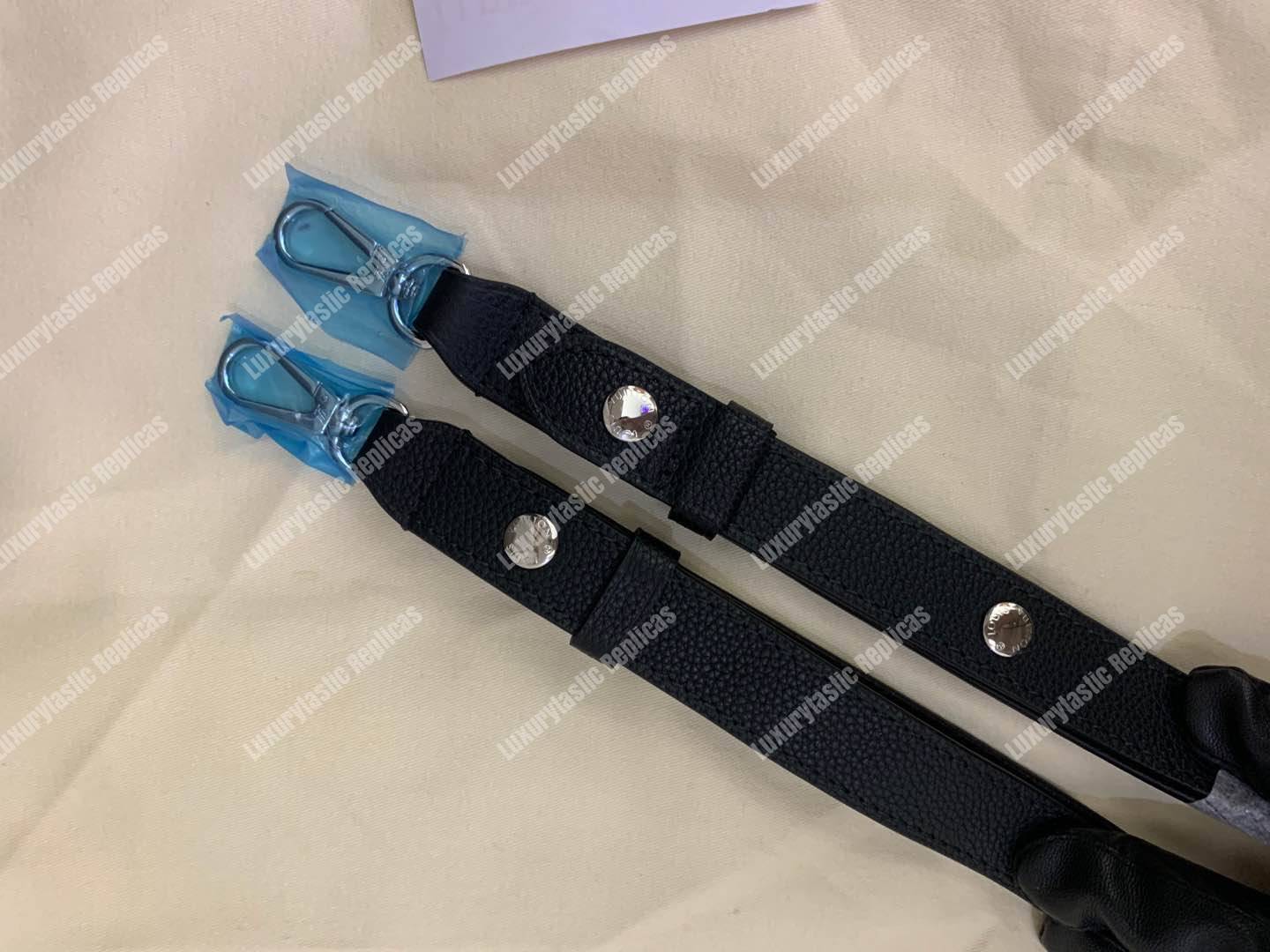 LV LockMe Bucket Laurier Toffee Latte Black