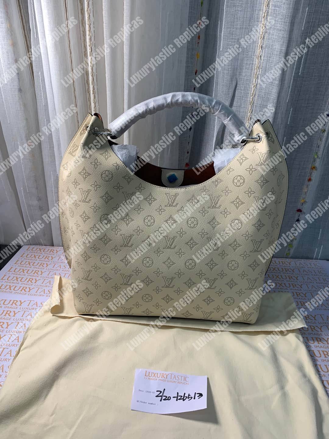 LV Carmel Mahina Monogram Creme