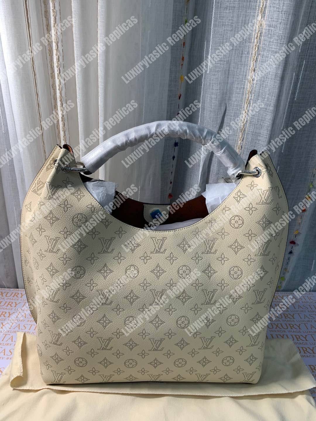 LV Carmel Mahina Monogram Creme