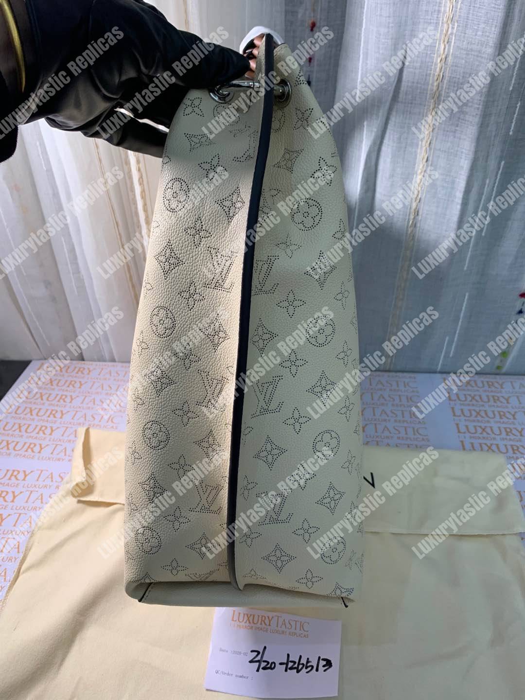 LV Carmel Mahina Monogram Creme