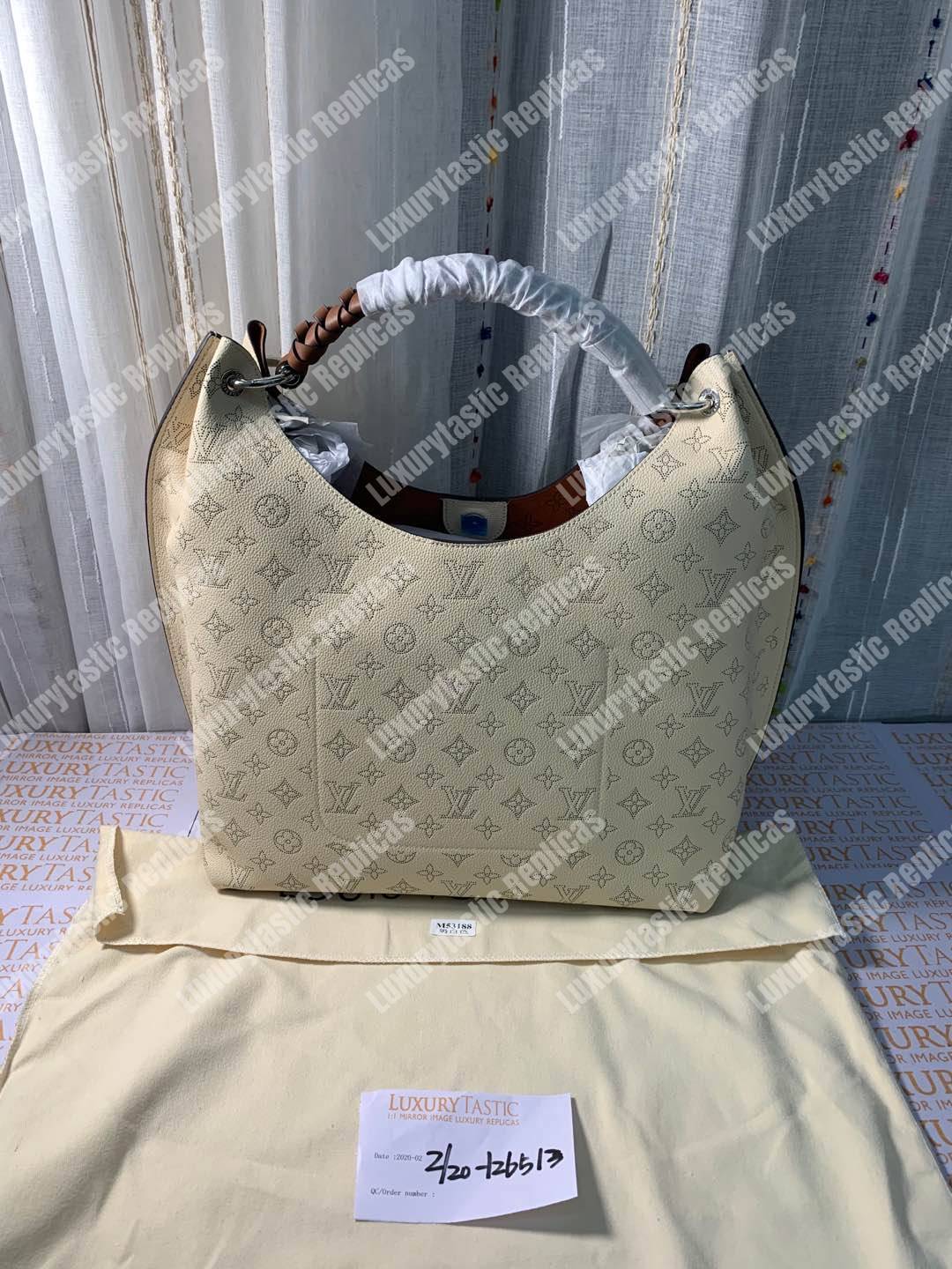 LV Carmel Mahina Monogram Creme