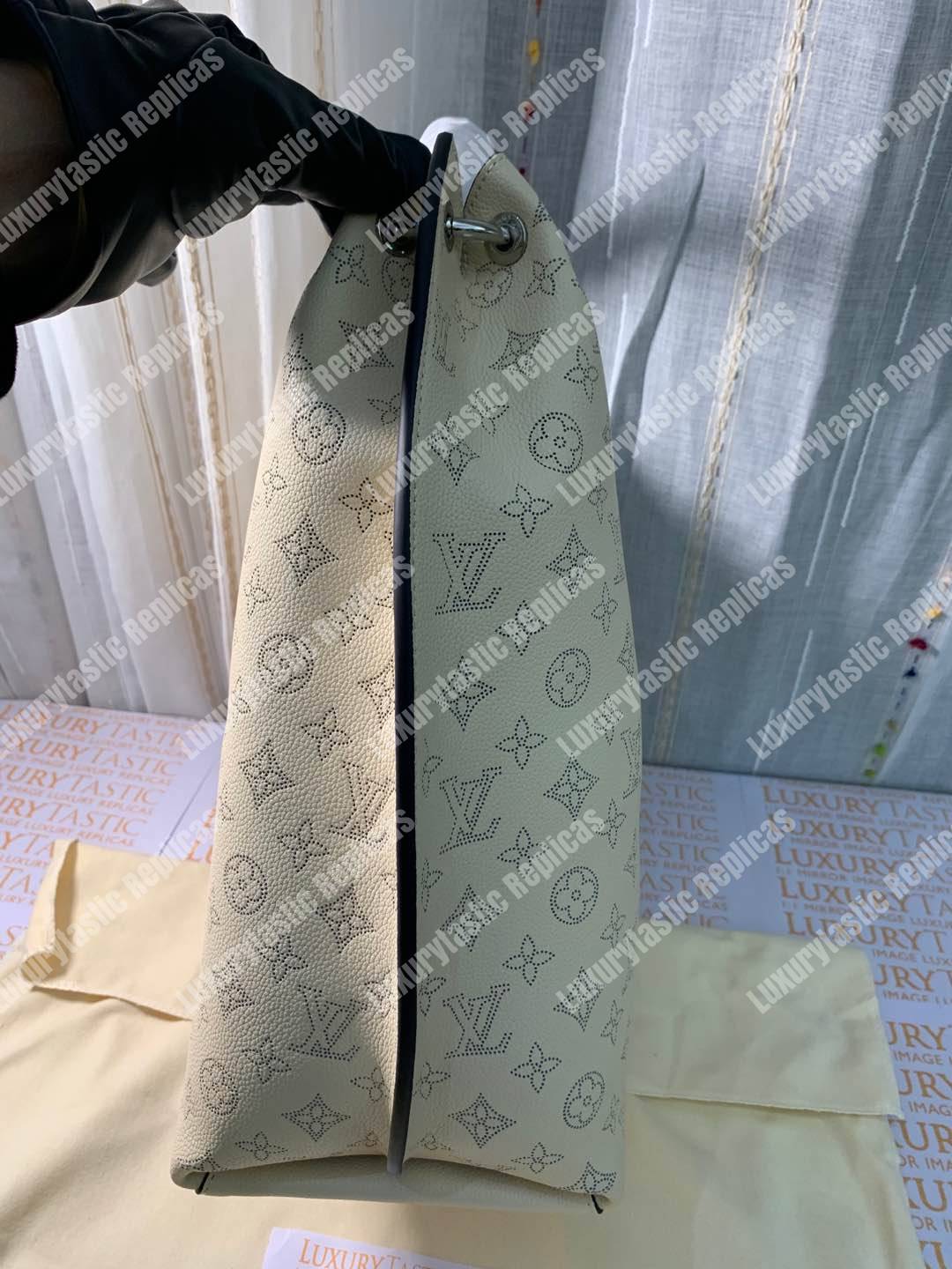 LV Carmel Mahina Monogram Creme