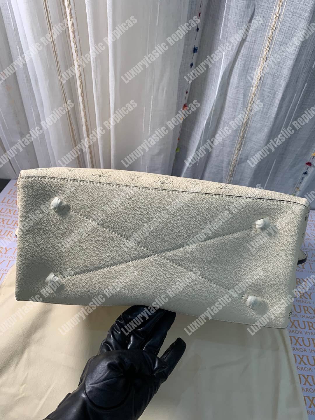LV Carmel Mahina Monogram Creme