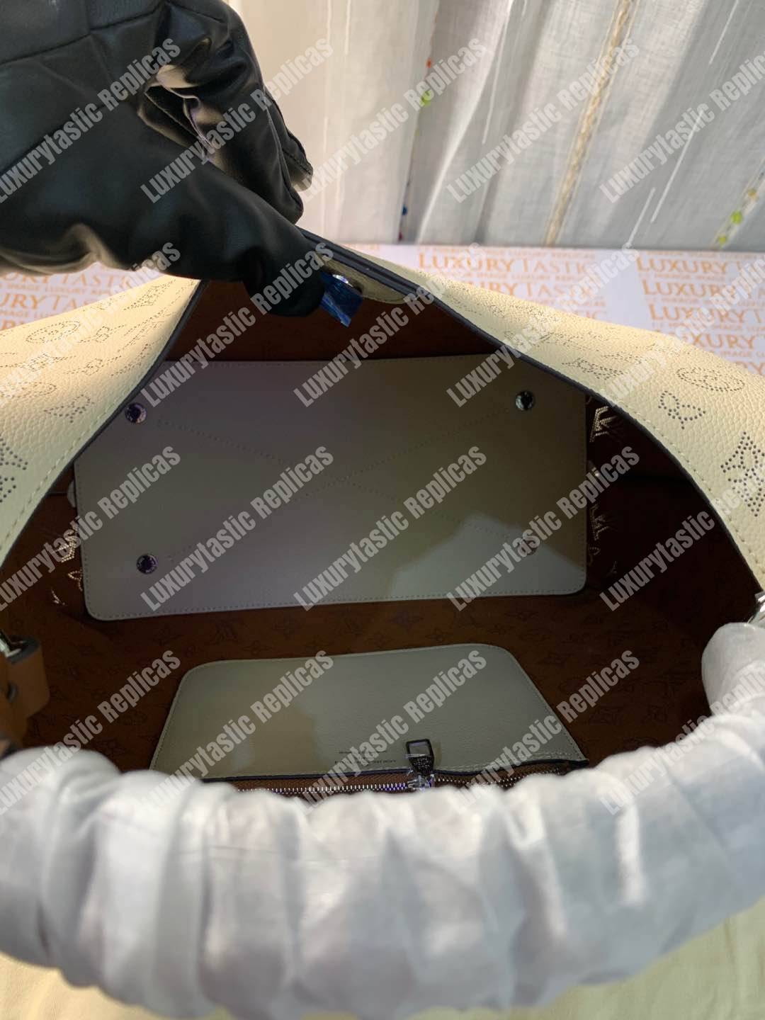 LV Carmel Mahina Monogram Creme