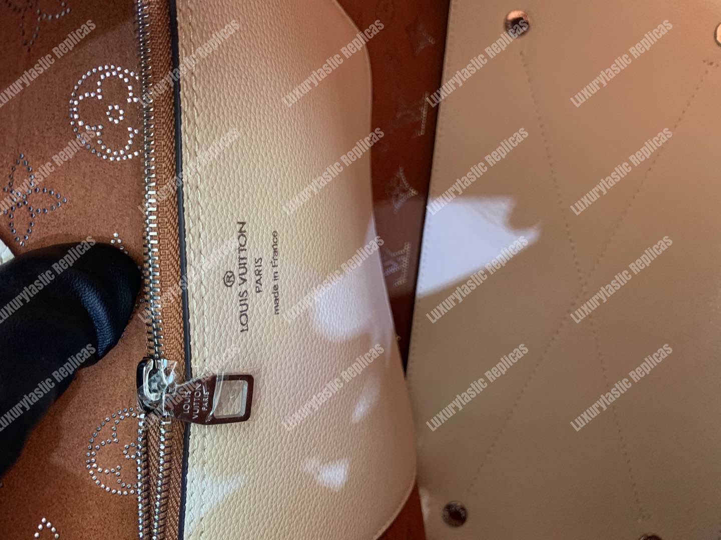 LV Carmel Mahina Monogram Creme