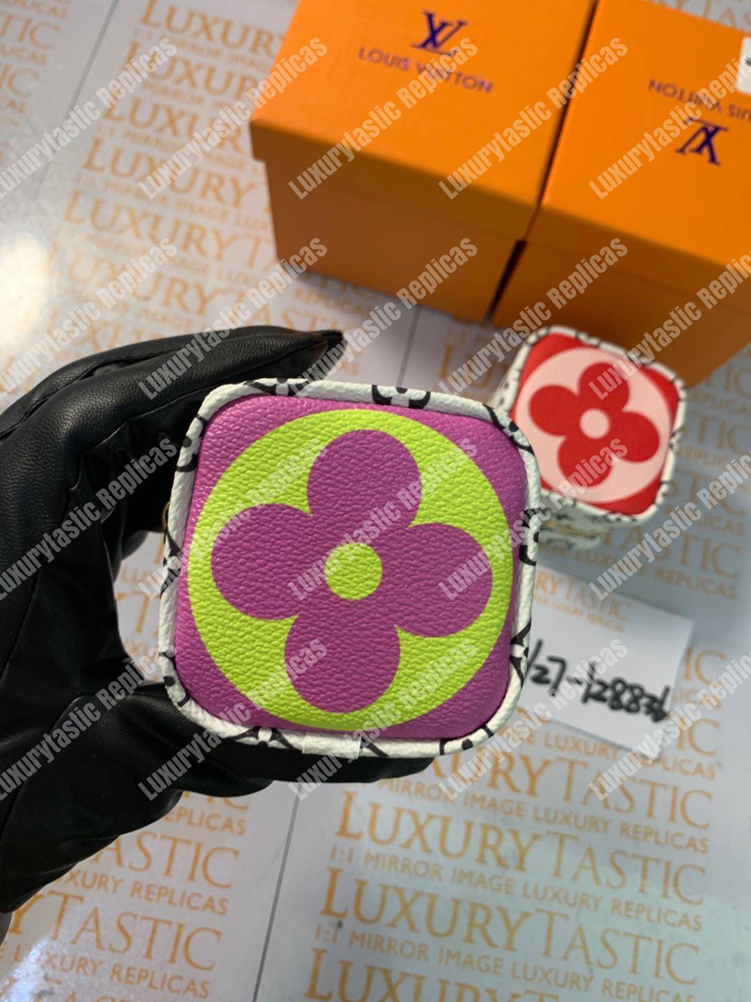 LV Porte Monnaie Cube Summer 2019 Pink