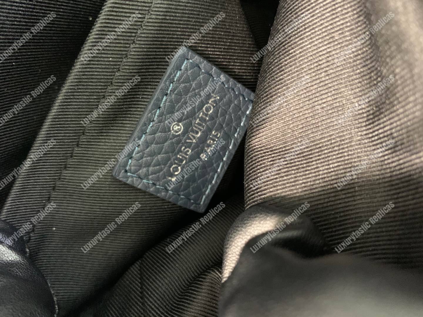 LV Danube Slim PM Navy Blue/Black