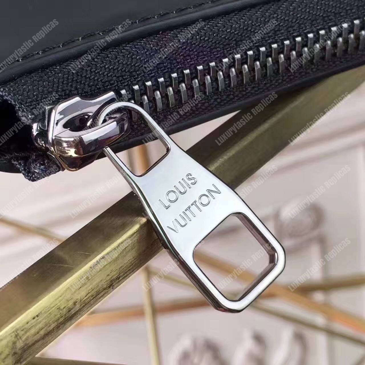 LV Designer Leather Pochette for Men