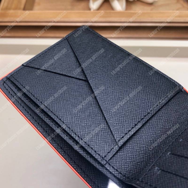LV Multiple Wallet Damier Cobalt Race
