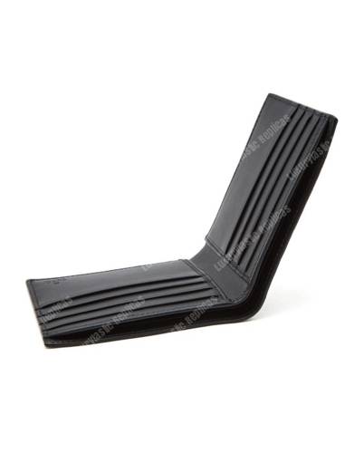 G*u*i black and grey gg sup*e canvas wallet