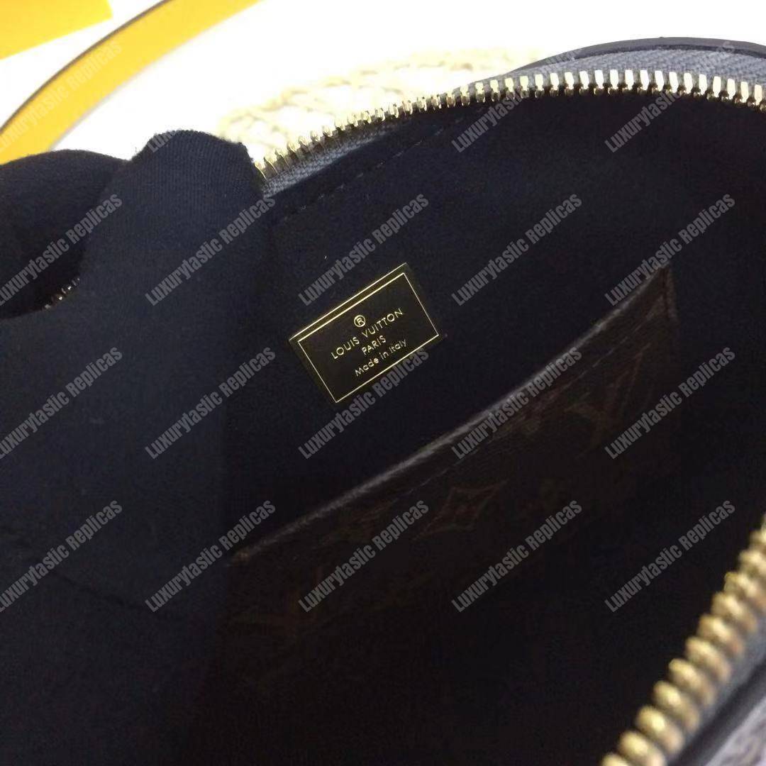 LV Alma BB Metallic Monogram Vernis Patent leather