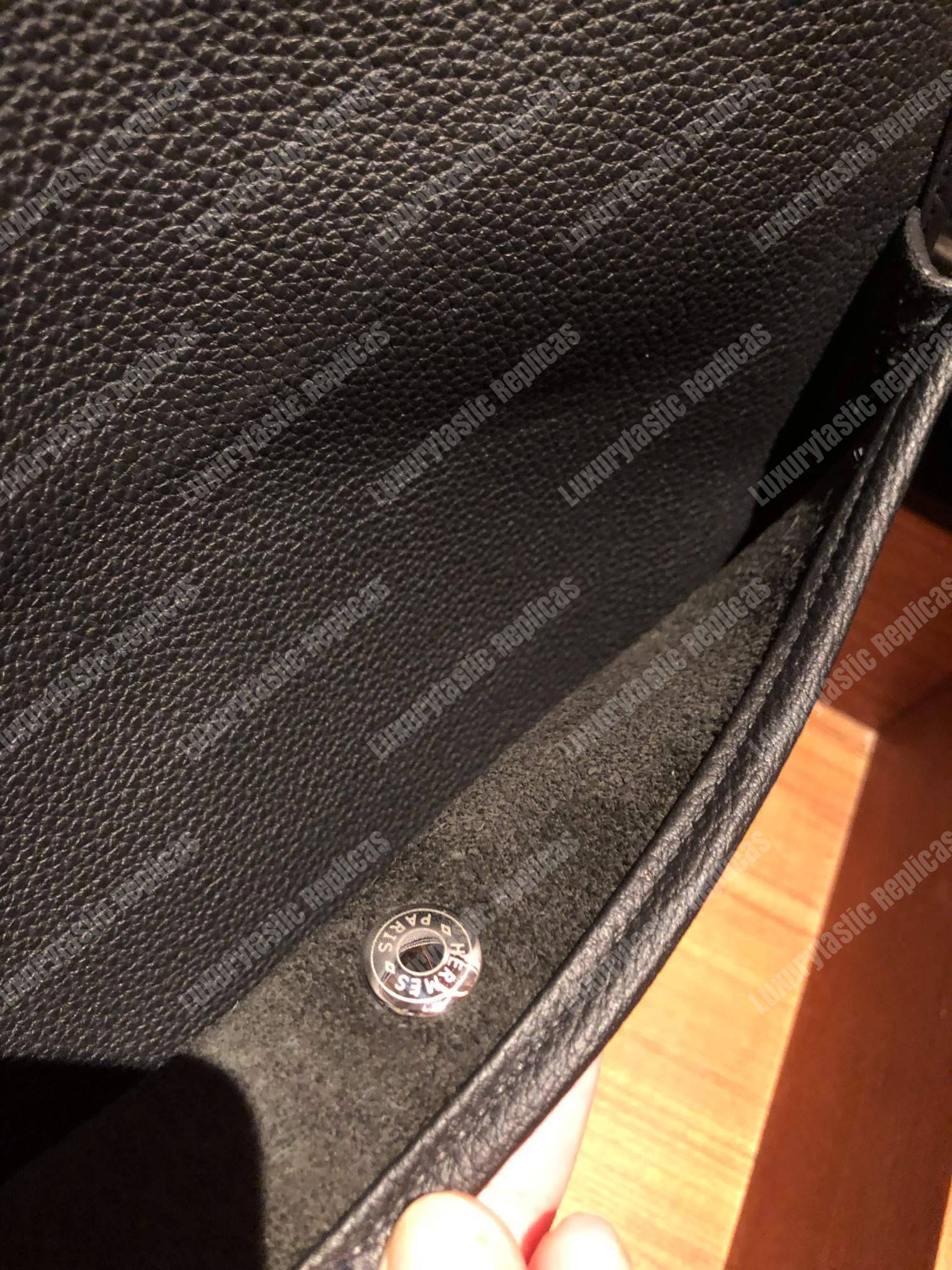 H**mes evelyne iii 29 clemence bag noir