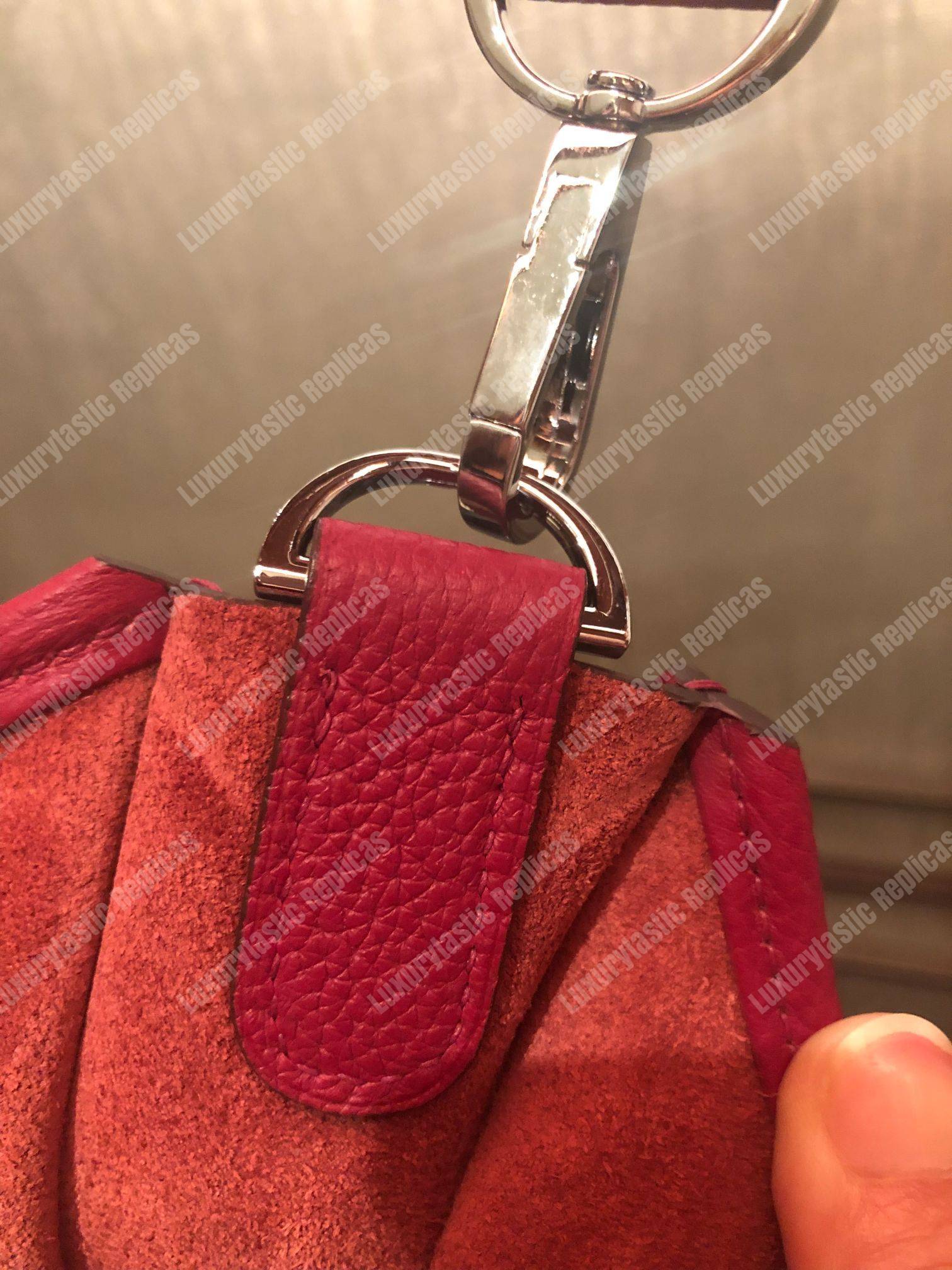 H**mes evelyne iii 29 clemence bag rose extreme