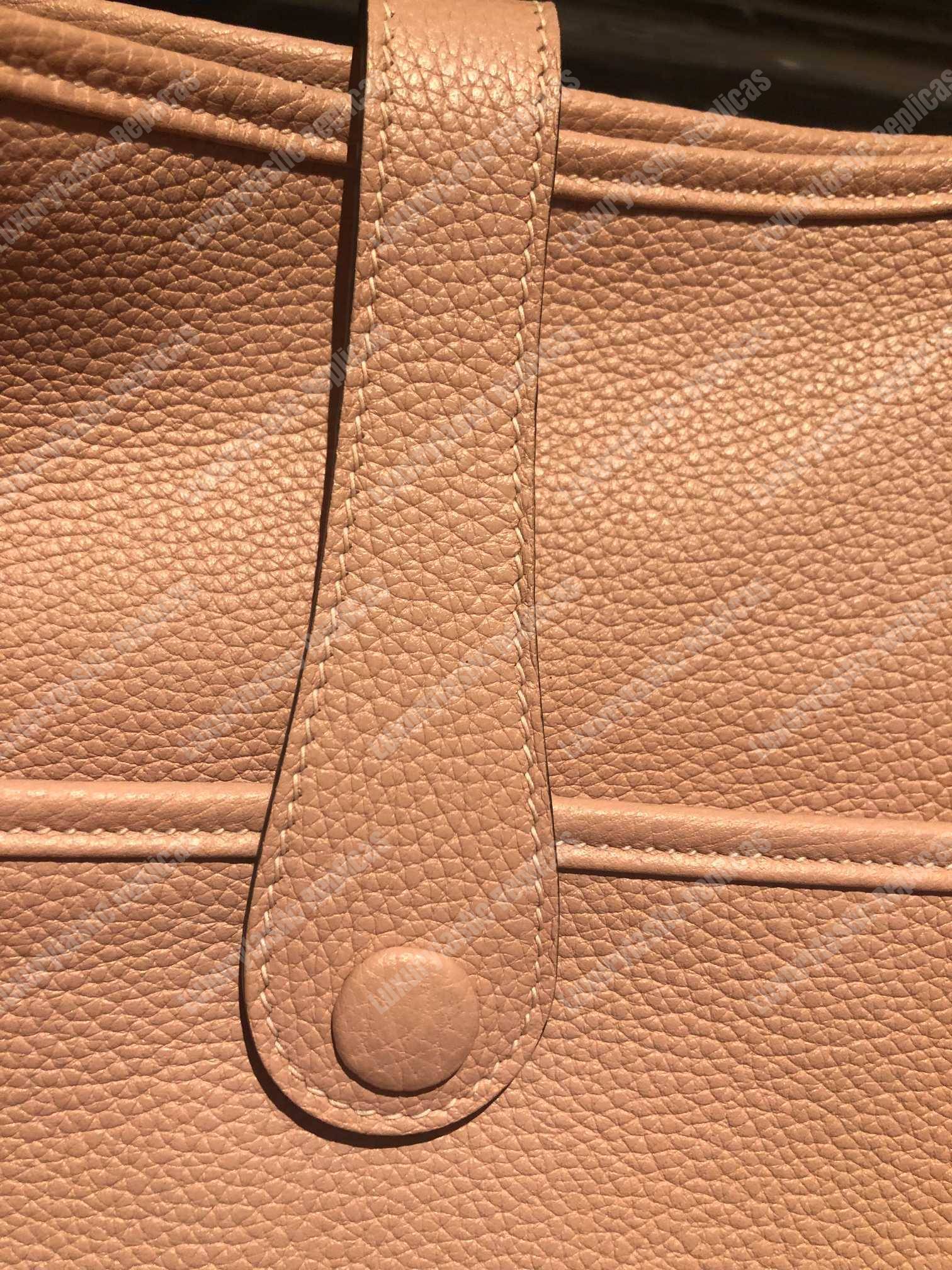 H**mes evelyne iii 29 clemence bag cognac