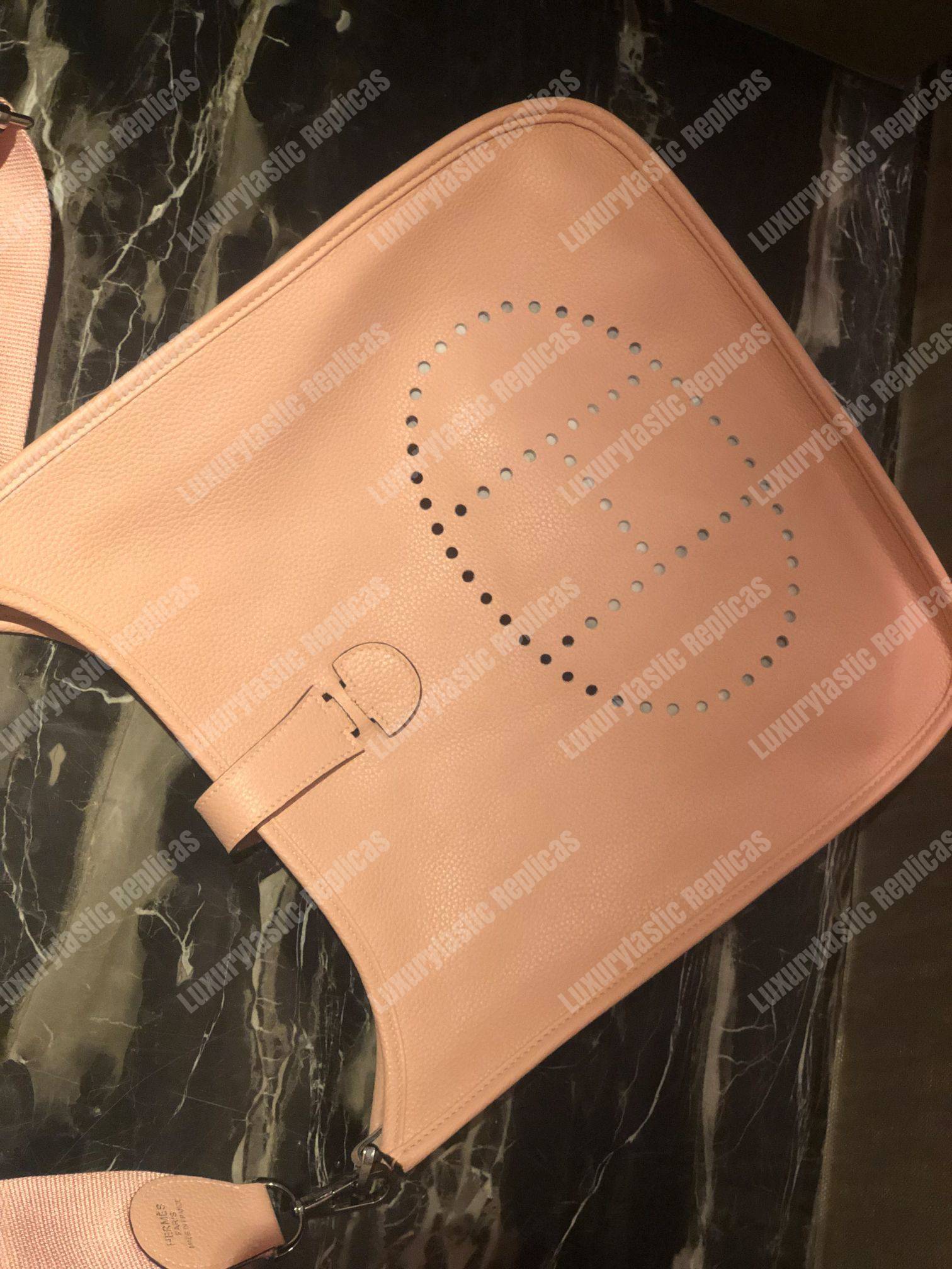 H**mes evelyne iii 29 clemence bag cognac
