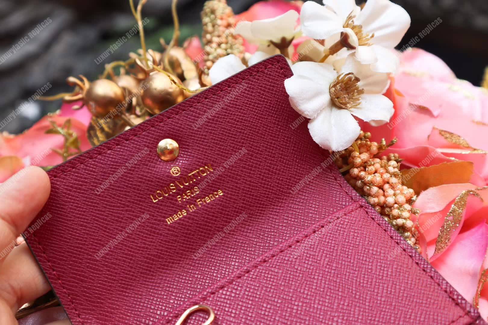 LV 6 Key Holder Monogram Canvas Fuchsia